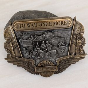 Vintage Harley Davidson Limited Edition WWII  Belt Buckle